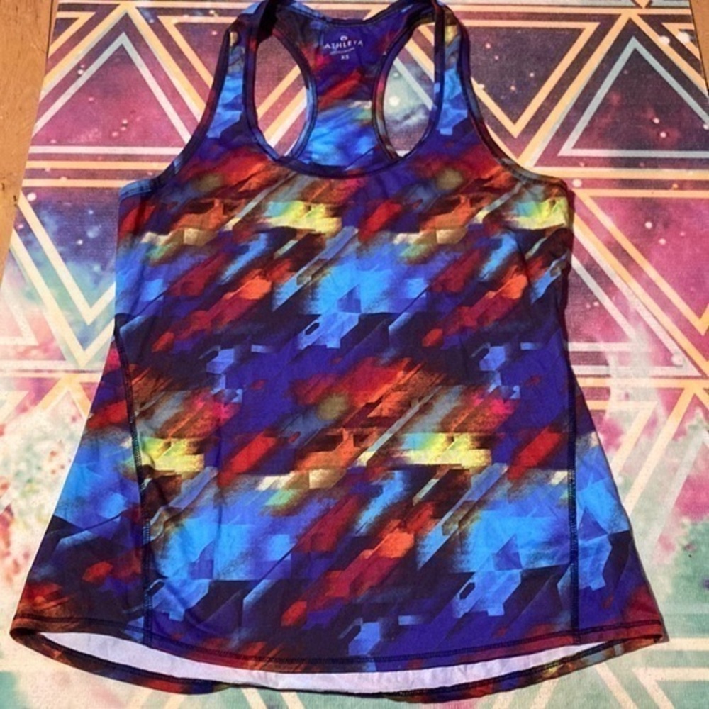 Athleta graphic razorback tank